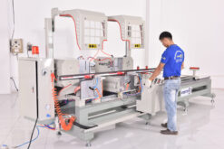 Máy cắt nhôm 2 đầu F88 4